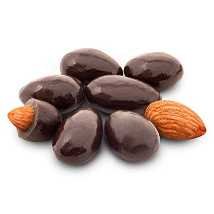 LaetaFood Sugar Free Dark Chocolate Covered Almonds Candy, Bulk (2 Pound Bag)