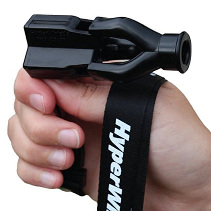 HyperWhistle The Original Worlds Loudest Whistle up to 142db Loud, Very Long Range, for Referee, Coaches, Instructors, Sports, Teachers, Life Guard, Self Defense, Survival, Emergency uses (Black) in India