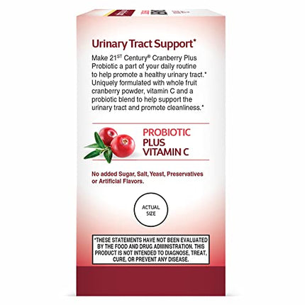 21St Century Cranberry Plus Probiotic 60 Tablets in India