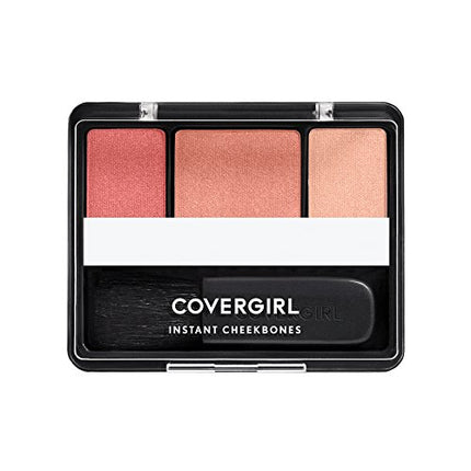 COVERGIRL Instant Cheekbones Contouring Blush Peach Perfection, Palette, .29 Oz, Blush Makeup, Pink Blush, Lightweight, Blendable, Natural Radiance, Sweeps on Evenly in India