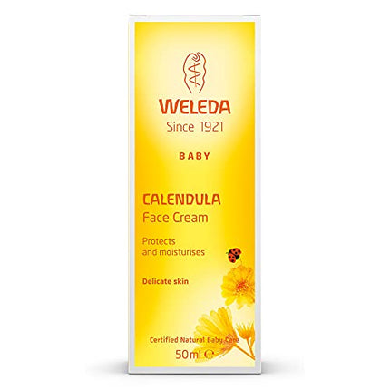 WELEDA Calendula Baby Face Cream, 1.7 FZ