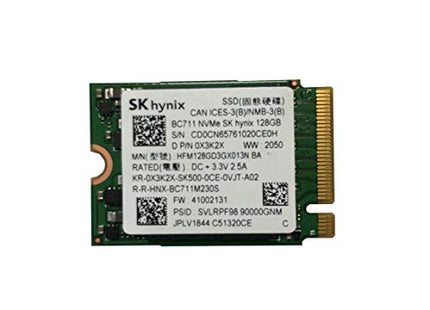 Buy SK hynix BC711 128GB PCIe NVMe M.2 2230 Gen 3 x 4 SSD, 0X3K2X, HFM128GD3GX013N, OEM Package in India India