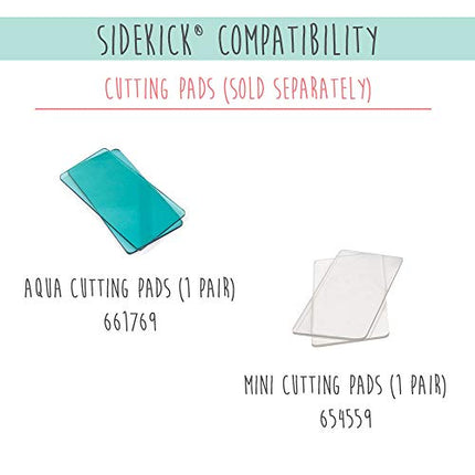 Sizzix Sidekick Starter Kit 661770 Portable Manual Die Cutting & Embossing Machine for Arts & Crafts, Scrapbooking & Cardmaking, 6.35 cm Opening in India