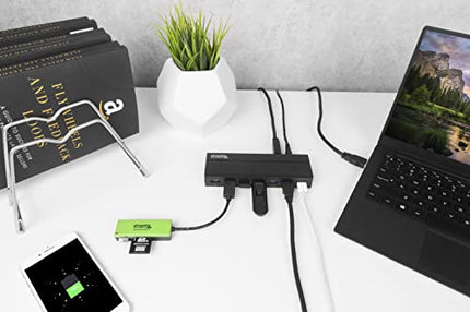 Buy Plugable 7-Port USB 3.0 Hub with 36W Power Adapter in India India