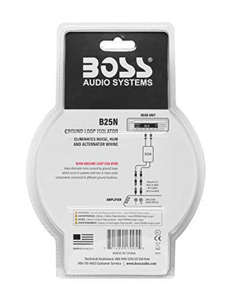 BOSS Audio Systems Ground Loop Isolator B25N noise Filter for Car Audio Systems in India