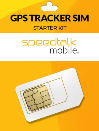 SpeedTalk Mobile GPS Tracker SIM Card Starter Kit | 3 in 1 Universal Simcard: Standard, Micro, Nano for Kids Senior Pet Car Fitness Activity 5G 4G LTE Tracking Devices | No Contract in India