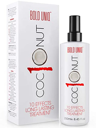 Coconut Heat Protectant Spray For Hair – Flat Iron Thermal Heat Protection Up To 450ºF – Protector Spray For All Hair Types – Heat Defense Leave in Treatment - Prevents Frizz & Split Ends – 8.45fl.oz in India