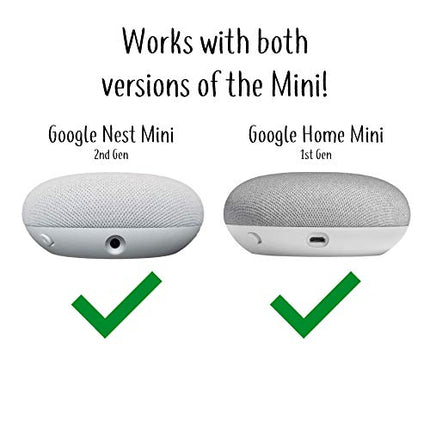 Buy Mount Genie Pedestal for Nest Mini (2nd Gen) and Google Home Mini (1st Gen) | Improves Sound and in India