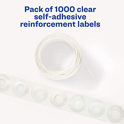buy Avery Self-Adhesive Hole Reinforcement Stickers, 1/4" Diameter Hole Punch Reinforcement Labels in India