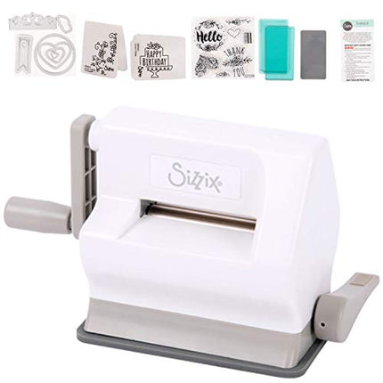 Sizzix Sidekick Starter Kit 661770 Portable Manual Die Cutting & Embossing Machine for Arts & Crafts, Scrapbooking & Cardmaking, 6.35 cm Opening in India