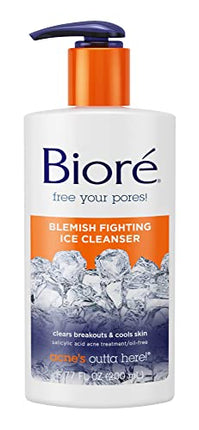 Buy Bioré Blemish Fighting Ice Cleanser, Salicylic Acid, Clears and Helps Prevent Acne Breakouts, in India