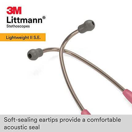 3M Littmann Lightweight II S.E. Stethoscope, Pearl Pink Tube, 28 inch, 2456 in India