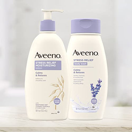 Aveeno Stress Relief Moisturizing Lotion with Lavender Scent, 12 fl. oz in India