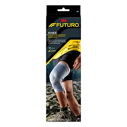 FUTURO Ultra Performance Knee Stabilizer, Ideal for Sprains, Strains, and General Support, Medium