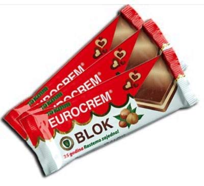Buy 6 Pack Eurocrem Block Chocolate 100g each India