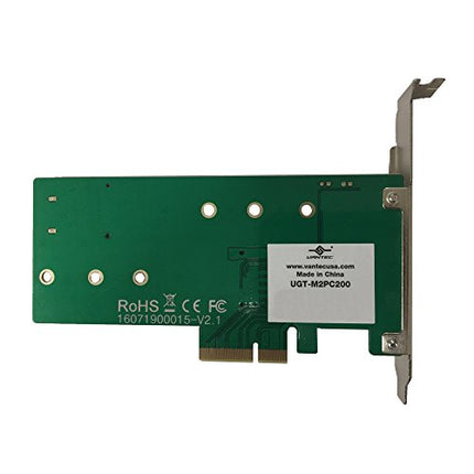 Buy Vantec M.2 NVMe + M.2 SATA SSD PCIe x4 Adapter (UGT-M2PC200), Green in India India