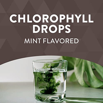 Nature’s Way Chlorofresh Chlorophyllin Drops, Supports Detoxification Pathways*, Liquid Chlorophyllin Copper Complex, Supports Healthy Skin*, Internal Deodorant*, Mint Flavored, 2 Fl Oz.