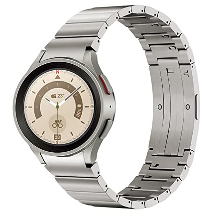 buy LDFAS Compatible for Samsung Galaxy Watch 5 Pro 45mm/4 Classic 42mm 46mm Bands, 20mm Titanium Metal in india