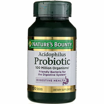 Nature's Bounty Probiotic Acidophilus Tablets, 120 Count in India