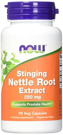 NOW Nettle Root Extract 250mg, 90 Veg Capsules