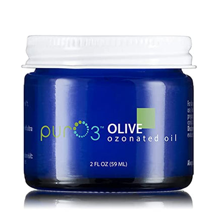 PurO3 Ozonated Olive Oil - Fully Ozonated - Glass Jars 2 Oz in India