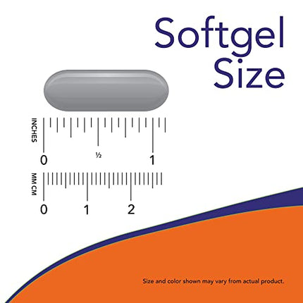 Dimension size of the softgel 
