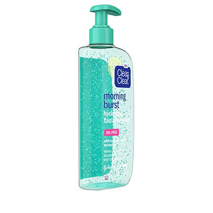 Clean & Clear Morning Burst Oil-Free Hydrating Facial Cleanser with Cucumber & Green Mango Extract, Gentle Daily Face Wash for All Skin Types, Non-Comedogenic, Hypoallergenic, 8 fl. oz in India