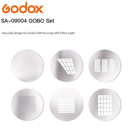 GODOX SA-09-004 GOBO for S30 LED Light Creative Effects