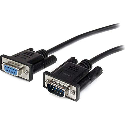 Buy StarTech.com 3m Black Straight Through DB9 RS232 Serial Cable - DB9 RS232 Serial Extension Cable in India