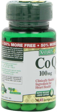 Nature's Bounty CoQ10, Rapid Release Softgels, 45 Count in India