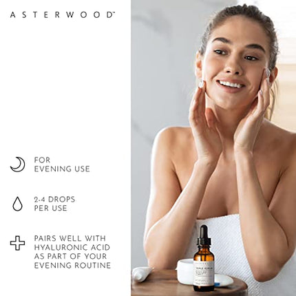 Asterwood Triple Repair Matrixyl 3000 + Argireline + Hyaluronic Acid + Organic Vitamin C Serum for Face; Anti-Aging Face Serum, Anti-Wrinkle Serum, Facial Skin Serum Skin Care Products, 29ml/1 oz