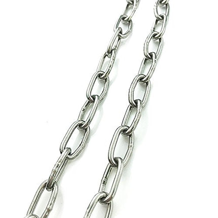 ebamaz Pet Bird Leash Parrot Foot Chain Stainless Steel 304 Anklet Ring (Model 15, 14.5mm)