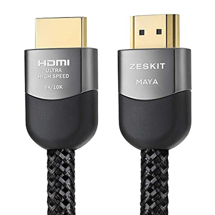 Buy Zeskit Maya 8K 48Gbps Certified Ultra High Speed HDMI Cable 6.5ft, 4K120 8K60 144Hz eARC HDR HDC in India.