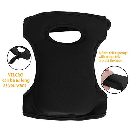 A Pair Garden Knee Pads, Thicken Memory Foam Comfort Gardening Knee Caps Protectors Kneepads for Scrubbing Floors Garden Cleaning Work Soft Protective Padded Cushion Kneeling Pads Yoga Knee Pads