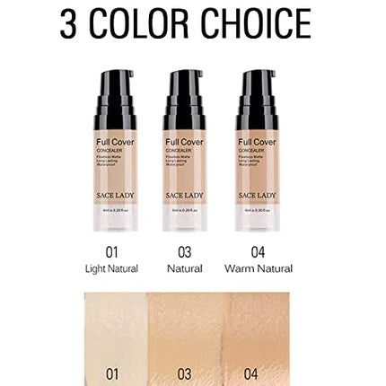 Buy Pro Full Cover Liquid Concealer, Waterproof Smooth Matte Flawless Finish Creamy Concealer Foundation in India