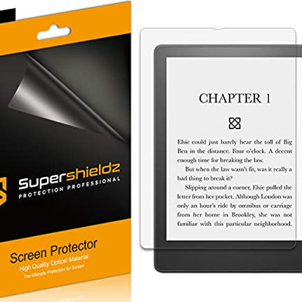 (3 Pack) Supershieldz Designed for All-new Kindle Paperwhite 6.8-Inch (11th Generation, 2021) / Kindle Paperwhite Signature Edition 6.8-Inch / Kindle Paperwhite Kids 6.8-Inch (11th Gen) Screen Protector, High Definition Clear Shield (PET) in India