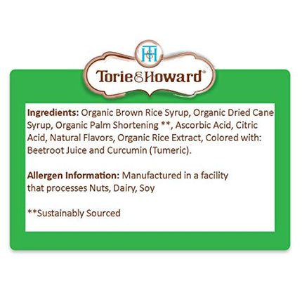 Torie & Howard Chewie Fruities Organic Candy Assorted Flavors, 4 Ounce Bag