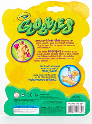 Crayola Globbles, Fidget Toys, Squish Gift for Kids, Assorted Colors, 6 Count in India