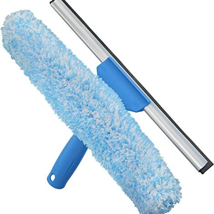 Buy Unger Professional 14" Window Cleaning Tool: 2-in-1 Microfiber Scrubber and Squeegee in India India