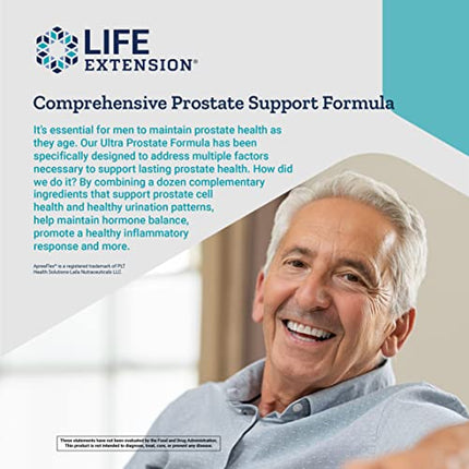 Life Extension Ultra Prostate Formula - Men’s Prostate Health Supplement with Beta Sitosterol, Saw Palmetto, Lycopene, Pumpkin Seed in India