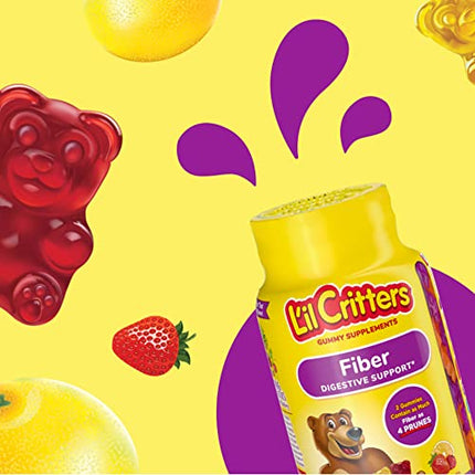 Buy L'il Critters Kids Fiber Gummy Bears Supplement, 90 Count (Packaging may vary) in India India