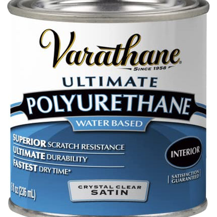 Varathane 200261H Water-Based Ultimate Polyurethane, Half Pint, Satin Finish in India