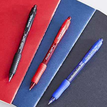 Buy Paper Mate Gel Pen, Profile Retractable Pen, 0.7mm, Blue, 12 Count India