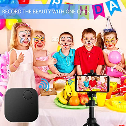 6 Pack Key Finder Bluetooth Tracker Smart Item Locator Tracking Luggage Tracker GPS Anti Lost Bluetooth Phone Tracking Device App Control Item Finders with Ropes for Wallet Kids Dog Remote Black White in India