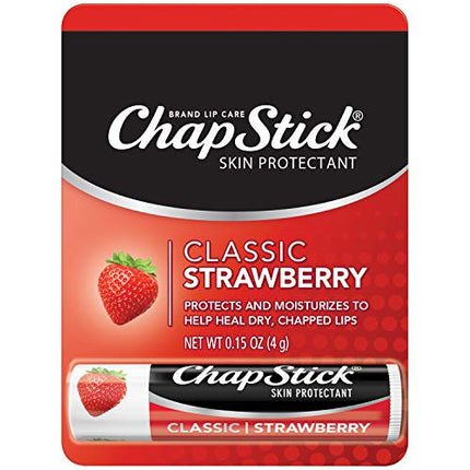 Buy ChapStick Classic Strawberry Lip Balm Tube, Lip Care and Lip Moisturizer - 0.15 Oz in India India