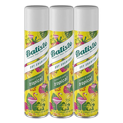 Batiste Dry Shampoo, Tropical Fragrance, 6.73 fl. oz. (Pack of 3) in India