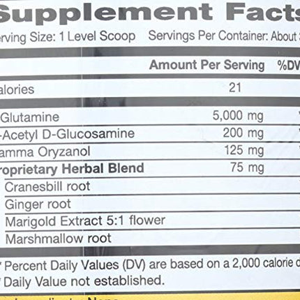 Supplement Facts of the product