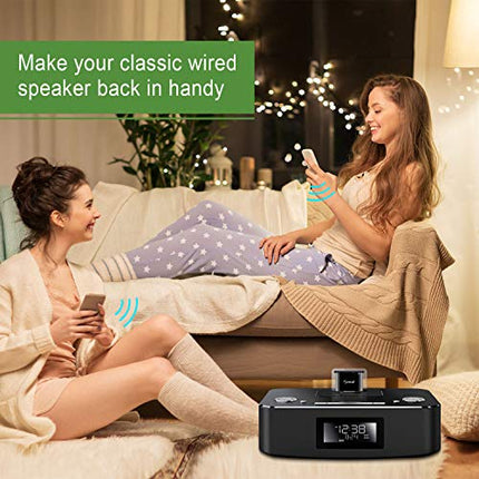 Buy Smof Premium 30 Pin Bluetooth Adapter for Sounddock,Replace iPod/Phone /JBL/Car, Bluetooth Audio in India.