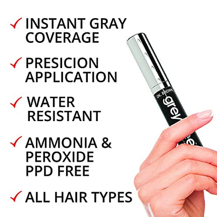 Buy Greyfree Gray Root Touch-Up Dark-Brown Hair Mascara Temporary Gray Roots Concealer India