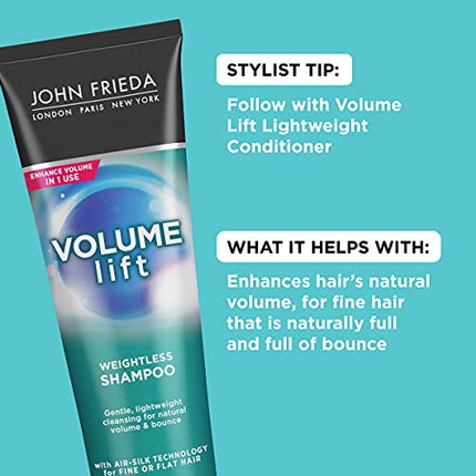 John Frieda Volume Lift Weightless Shampoo for volumizing hair
